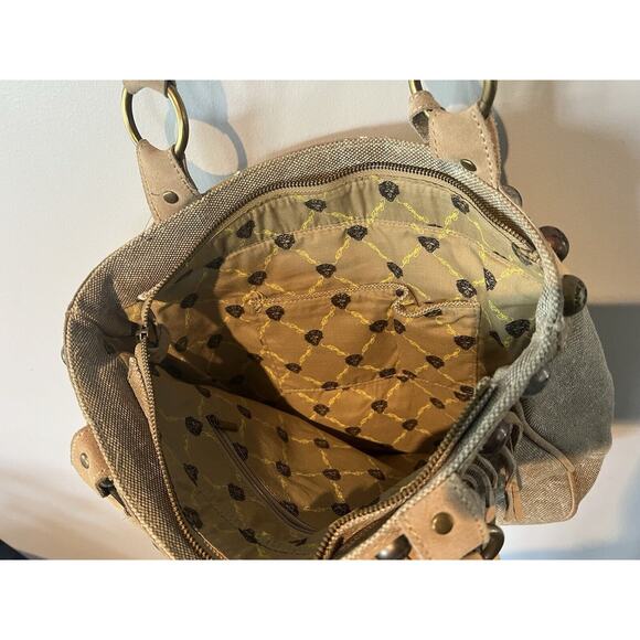 Ed Hardy Tan Crossbody Bag with Fringe - Picture 4 of 15